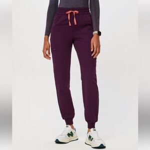 Figs High Waisted Uman Jogger- Deep Purple-NWT